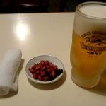 興安楼 - 一番搾り生ビール：300円