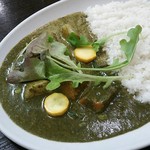 心斎橋MADRAS５ - 【チキンベース】ほうれん草と野菜カレー