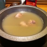 博多華味鳥 - 水炊き配膳時