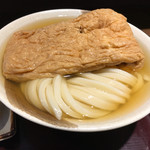 純愛うどん なでしこ - きつねがデカすぎて、重たすぎて・・・どんどん沈んでいくだけの図