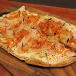 Ata - 桜海老のタルト・フランベ1