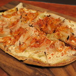 Ata - 桜海老のタルト・フランベ2