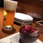 ビール＆サングリア