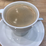 フレンチトースト専門店 BREAK - このコーヒーはコンビニの100円コーヒーにも負けそうな、残念なお味でした（コーヒーマシンですから）