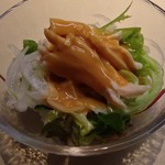 石川 - 蒸し鶏の胡麻ソース