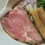 麺処 晴 - レアチャーシュー