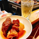 博多のおでん - 『いわしつくね＆スジ』＆シュワシュワしゃん♪