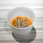 SUGALABO - 赤ピーマンとトマトのガスパチョ　秋田じゅんさい