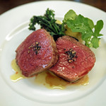 ICARO miyamoto - 北海道池田牧場赤牛のランプ肉の炭火焼