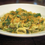 ICARO miyamoto - オレキエッテ　しらすとブロッコリーのソース　からすみがけ