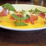 ICARO miyamoto - フランス産　ホワイトアスパラ　温製　カルボナーラ仕立て