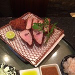 とんかつ マンジェ - ログダチさんの黒豚&特上ヘレカツ