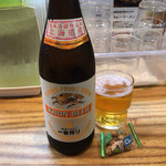 お食事処 味しん - ビール 500円。