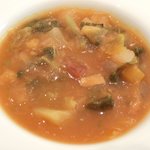 レスアルカーナ - 本日のプレートランチ 1260円 のしらすだいのスープガルピューレ