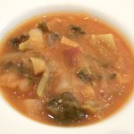 レスアルカーナ - 本日のプレートランチ 1260円 のしらすだいのスープガルピューレ