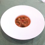 レスアルカーナ - 本日のプレートランチ 1260円 のしらすだいのスープガルピューレ