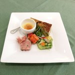 レスアルカーナ - 本日のプレートランチ 1260円 の前菜盛り合わせ