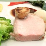 レスアルカーナ - 本日のプレートランチ 1260円 の北海道産の豚のローストと野菜のグリル 赤ワインソース