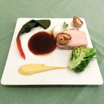 レスアルカーナ - 本日のプレートランチ 1260円 の北海道産の豚のローストと野菜のグリル 赤ワインソース