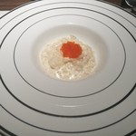 フレンチ割烹 宿 - ヒラメのクリーム雑炊