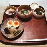 瓢亭 本店 - 朝かゆ