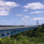 慈久庵 - すぐ近くにある竜神大吊橋。全長375m、高さ100m。橋から下を見下ろすとゾクゾクが止まりません。