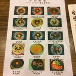 小公粥家 - メニュー１