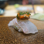 天寿し - ヒラメ