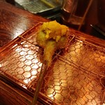 串かつ あーぼん - うに乗せ