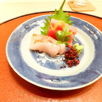 是しん - お造り（鮪、のど黒）