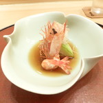 是しん - 賀茂ナスとクルマエビ