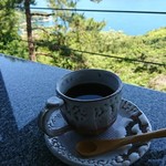 open cafe　遠見茶屋 - 食後のサイフォンコーヒー