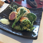 清澄の里 粟 - 春野菜の天ぷら