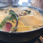 清澄の里 粟 - 豆乳鍋…みたいなやつ