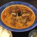 中国四川麺飯店 一燈 - 牛スジと野菜の坦々麺❣️