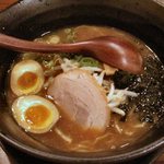 麺屋 勘九郎 - ハーフ＆ハーフらーめん７００円