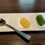 和食ダイニング 粋醸 - デザートのシャーベット
