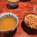 そば茶、揚げ蕎麦
