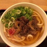 因幡うどん - ネギを入れて、はい完成