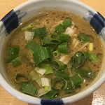 饗 くろ喜 - 浅蜊味噌つけそば つけ汁アップ（饗 くろ㐂） 2017.6