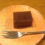 蕎麦　もり木 - 水羊羹