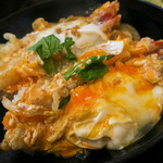 無添さぬきめん あじ豊 - めちゃトロトロ具合な玉子がたまらんとです。