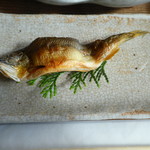 徳山鮓 - 鮎の塩焼き