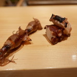 鮨 尚充 - ホタルイカと煮タコ