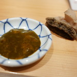 鮨 尚充 - 煮鮑と肝