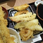 揚げ天まる - ヒューヒュー豪華！