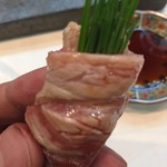 寿司栄 - 鮪と芽ネギ