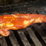 生ホルモン処 おさむちゃん。 - タンツラを焼いているところ