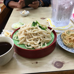 ふたばや - うどん 2 500円+天ぷら100円