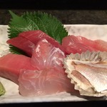 魚盛 - ★本日のランチ 刺身（まぐろ・平目・ぶり・たいすしめ）★